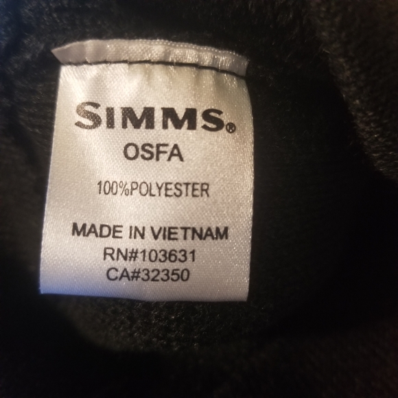 Simms Fishing Everyday Beanie Carbon NEW - Picture 3 of 7